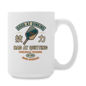 Pickleball Funny Player Pickle Ball Playing Love - Large Mug 440 ml - white - Right