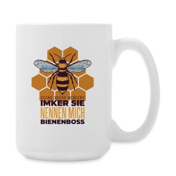 Imker Spruch Sprüche - Große Tasse 440 ml - Weiß - Rechts