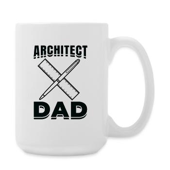 Architecture Papa - Large Mug 440 ml - white - Right