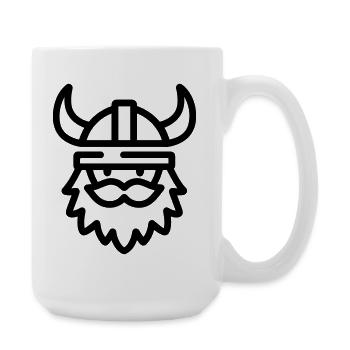 viking - Grande tasse 440 ml - blanc - Droite