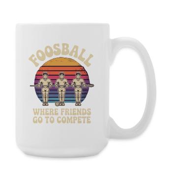 Table Soccer Evolution Funny Foosball Foosball - Large Mug 440 ml - white - Right