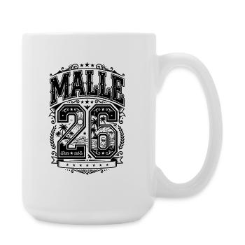 Malle 26 Trikot 2026 - Große Tasse 440 ml - Weiß - Rechts
