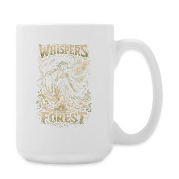 Fairycore Fee Gotisch Whispers In The Forest - Große Tasse 440 ml - Weiß - Rechts