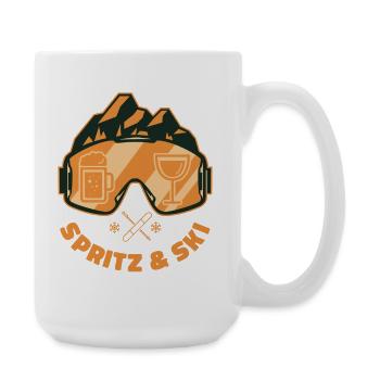 Spritz & Ski – Après‑Ski Winter Spritz - Große Tasse 440 ml - Weiß - Rechts