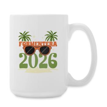 Formentera 2026 - Grande tasse 440 ml - blanc - Droite