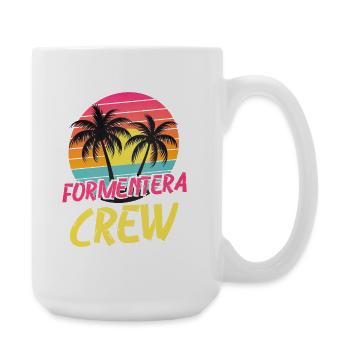 Équipe de Formentera - Grande tasse 440 ml - blanc - Droite