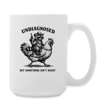 Ce n’est pas diagnostiqué, mais quelque chose ne va pas - Grande tasse 440 ml - blanc - Droite