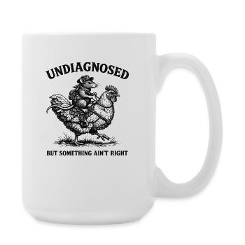 Ce n’est pas diagnostiqué, mais quelque chose ne va pas - Grande tasse 440 ml - blanc - Droite