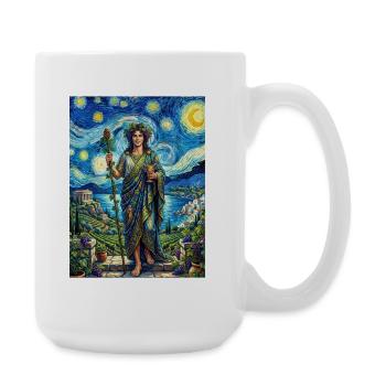 Dionysos Sternennacht - Große Tasse 440 ml - Weiß - Rechts
