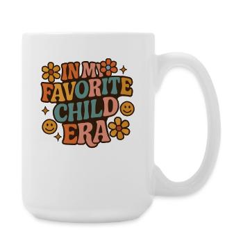 In My Favorite Child Era Daughter Families Humor - Large Mug 440 ml - white - Right