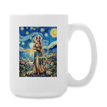 Artemis Starry Night - Large Mug 440 ml - white - Right