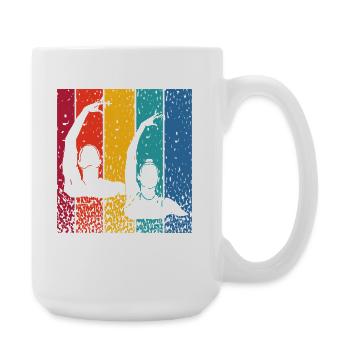 Artistic Swim Team Synchronschwimmen - Große Tasse 440 ml - Weiß - Rechts