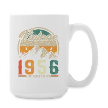 1956 Vintage Retro Birthday Gift - Large Mug 440 ml - white - Right