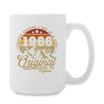 Cadeau d’anniversaire original de 1966 - Grande tasse 440 ml - blanc - Droite