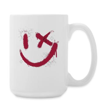 Graffiti Skull Street Art Spray - Large Mug 440 ml - white - Right