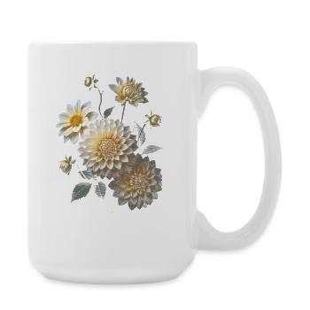 Crème magique de dahlia - Grande tasse 440 ml - blanc - Droite