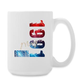 Cadeau du 35e anniversaire Mari Original mai 1991 - Grande tasse 440 ml - blanc - Droite