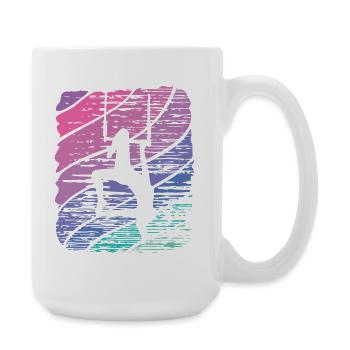 Aerialist Vintage Cloud Swing Trapez - Große Tasse 440 ml - Weiß - Rechts