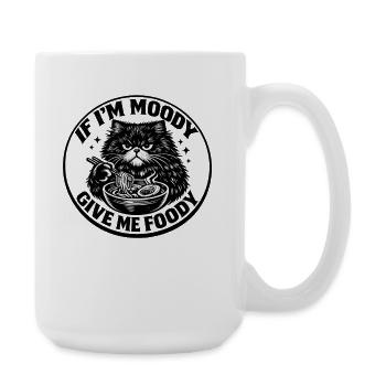 Grummelkat Ramen Bowl Grumpy Katze Launisch - Large Mug 440 ml - white - Right