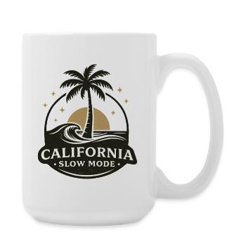 California Slow Mode - Große Tasse 440 ml - Weiß - Rechts