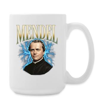 Gregor Mendel Donner - Große Tasse 440 ml - Weiß - Rechts