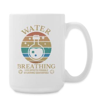 Water Breathing Potion Fantasy RPG - Large Mug 440 ml - white - Right