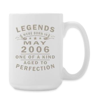Birthday May 2006 - Large Mug 440 ml - white - Right
