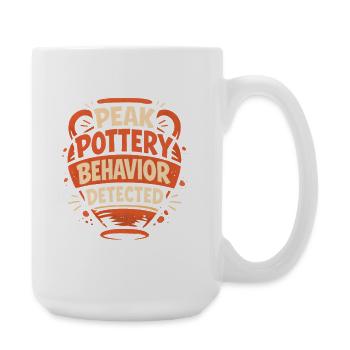Maximaler Töpfermodus | Keramik - Große Tasse 440 ml - Weiß - Rechts