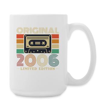2006 Vintage Rétro Cadeau d’anniversaire - Grande tasse 440 ml - blanc - Droite