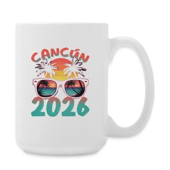Cancun 2026 - Große Tasse 440 ml - Weiß - Rechts