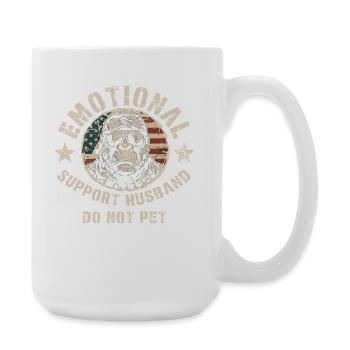 Emotionaler Affe Nicht Streicheln Tee - Große Tasse 440 ml - Weiß - Rechts