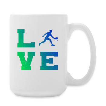 Pickleball player gift for pickleball pro fans - Large Mug 440 ml - white - Right