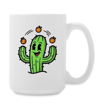Un cactus avec un vrai talent - Grande tasse 440 ml - blanc - Droite