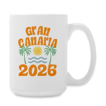 Grande Canarie 2026 - Grande tasse 440 ml - blanc - Droite