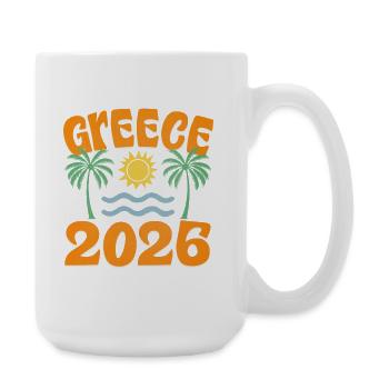 Greece 2026 - Große Tasse 440 ml - Weiß - Rechts
