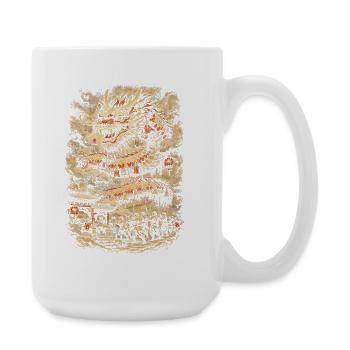 Danse du Dragon Drachentanz - Grande tasse 440 ml - blanc - Droite