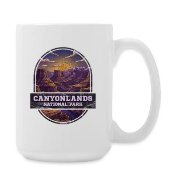 Canyonlands National park - Große Tasse 440 ml - Weiß - Rechts