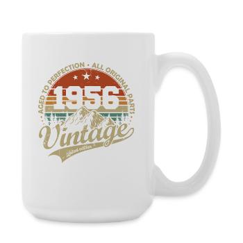 1956 Vintage Original Retro Birthday Gift - Large Mug 440 ml - white - Right
