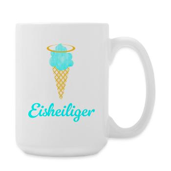 Eisheiliger Eis Eiscreme Heiligenschein Sommer Fan - Große Tasse 440 ml - Weiß - Rechts