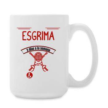 Fencing Daily Passion - Large Mug 440 ml - white - Right