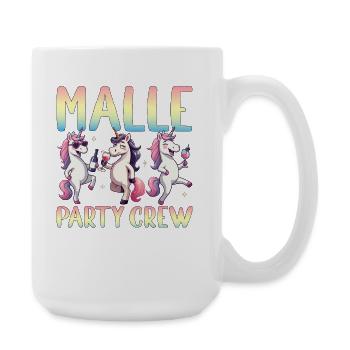 Malle Party Crew - Große Tasse 440 ml - Weiß - Rechts