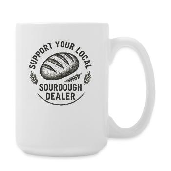 Baking Baker Baker Sourdough Bread Gift Idea - Large Mug 440 ml - white - Right
