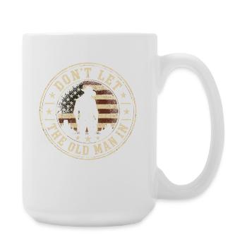 Ne lâche pas le Vieux - Grande tasse 440 ml - blanc - Droite