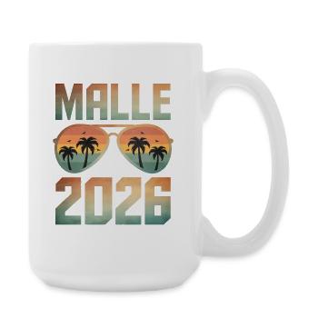 Malle 2026 - Große Tasse 440 ml - Weiß - Rechts