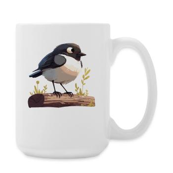 Magpies Magpie - Large Mug 440 ml - white - Right
