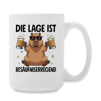 Die Lage Ist Besäufniserregend - Große Tasse 440 ml - Weiß - Rechts