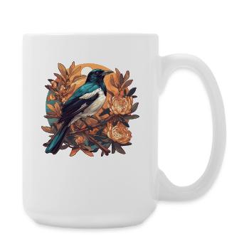 Magpies Magpie - Large Mug 440 ml - white - Right