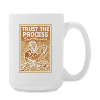 Trust the Process | Renovation Staub - Large Mug 440 ml - white - Right