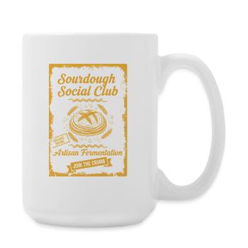 sourdough Social Club Artisan Fermentation Baking - Large Mug 440 ml - white - Right