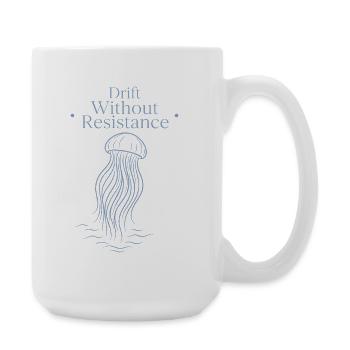 Jellyfish Ocean Jellyfish Flowy Soft Ocean Marine - Large Mug 440 ml - white - Right